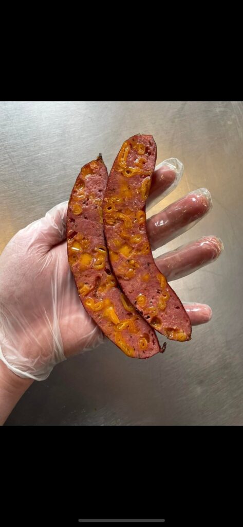 To the guy who posted the Mac and cheese sausage