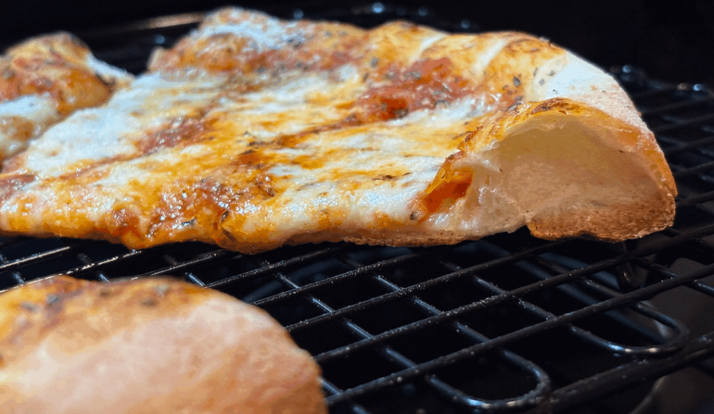 The crust was like brittle cotton candy