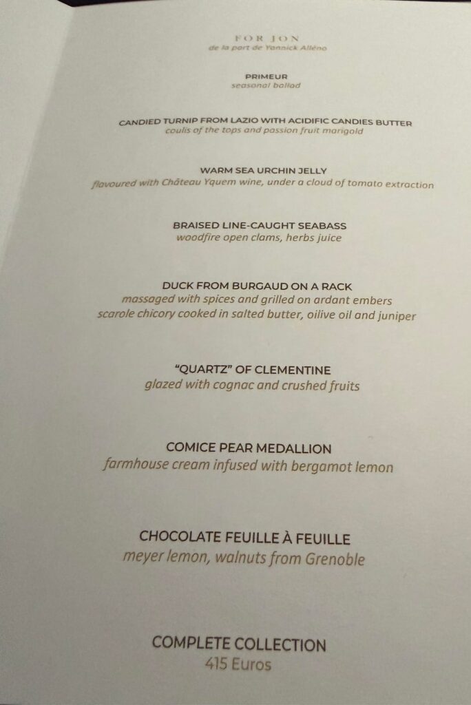 Alleno, Paris (***) 12/29/25