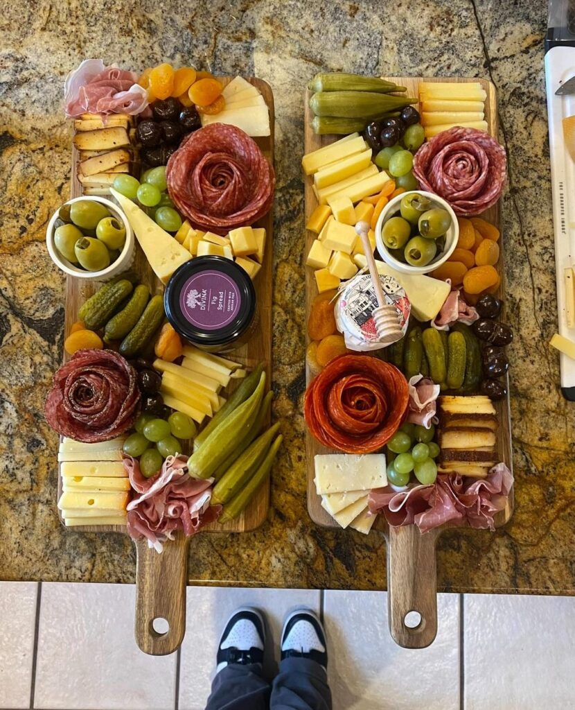 boards I made for my grandma’s holiday party!