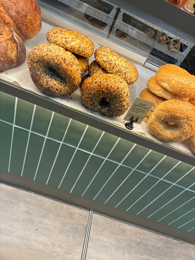 Cals in bagel? May get tmr