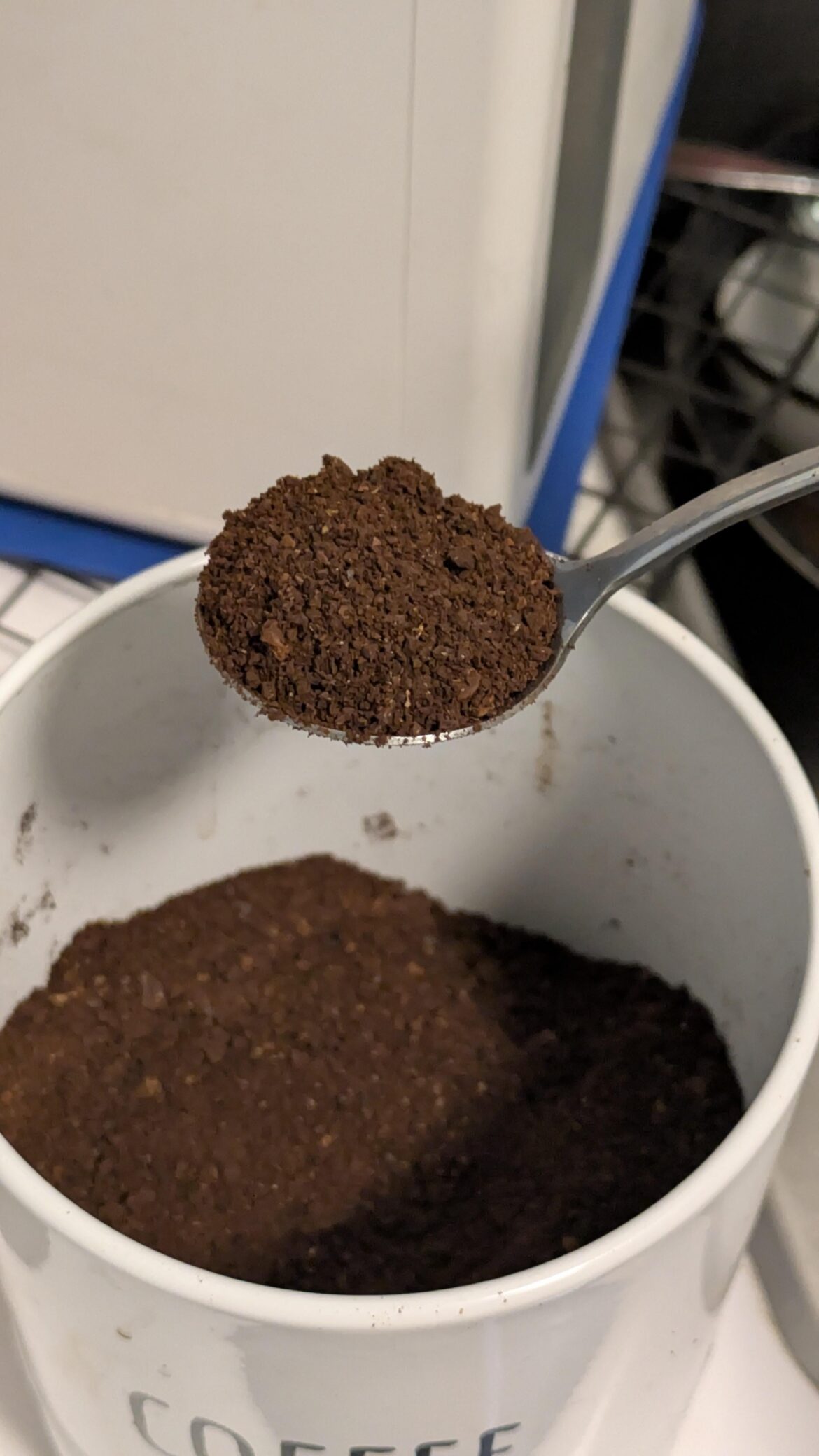 My mom took my beans and "ground them for me" they were intended for espresso and she ground them so coarse it might as well be gravel. What can I do? I don't have a grinder at home.