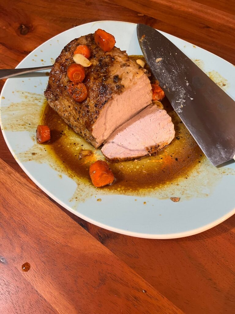 Very proud of this pork loin roast.