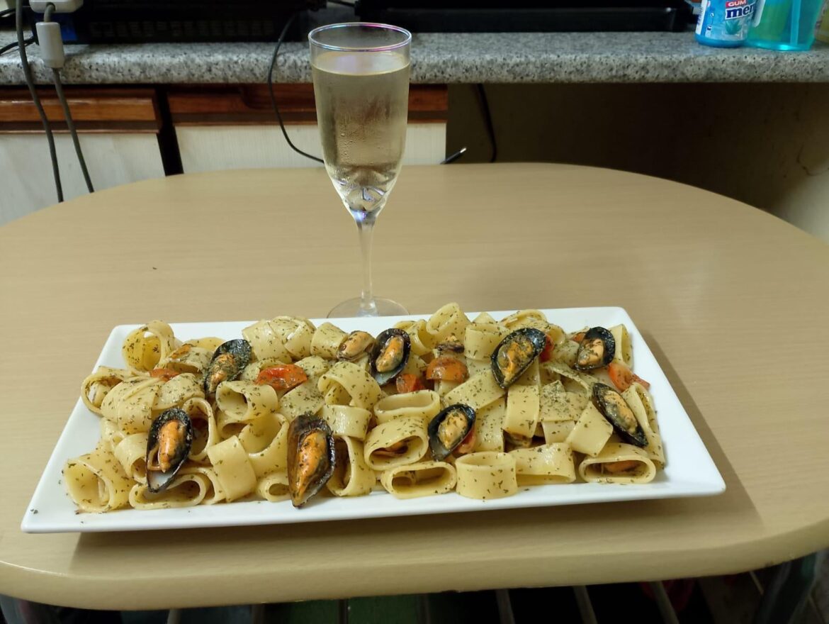 Calamarata Cozze e Pomodorini