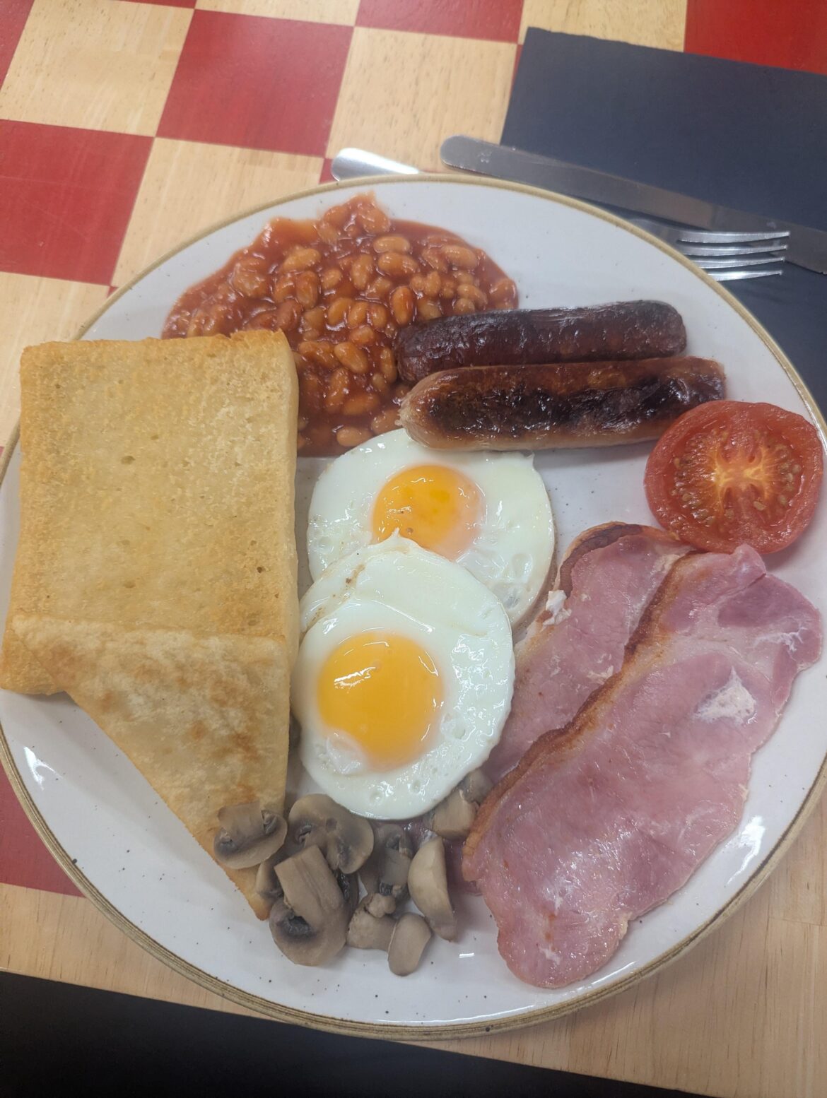Tesco Cafe, NI. £9.50
