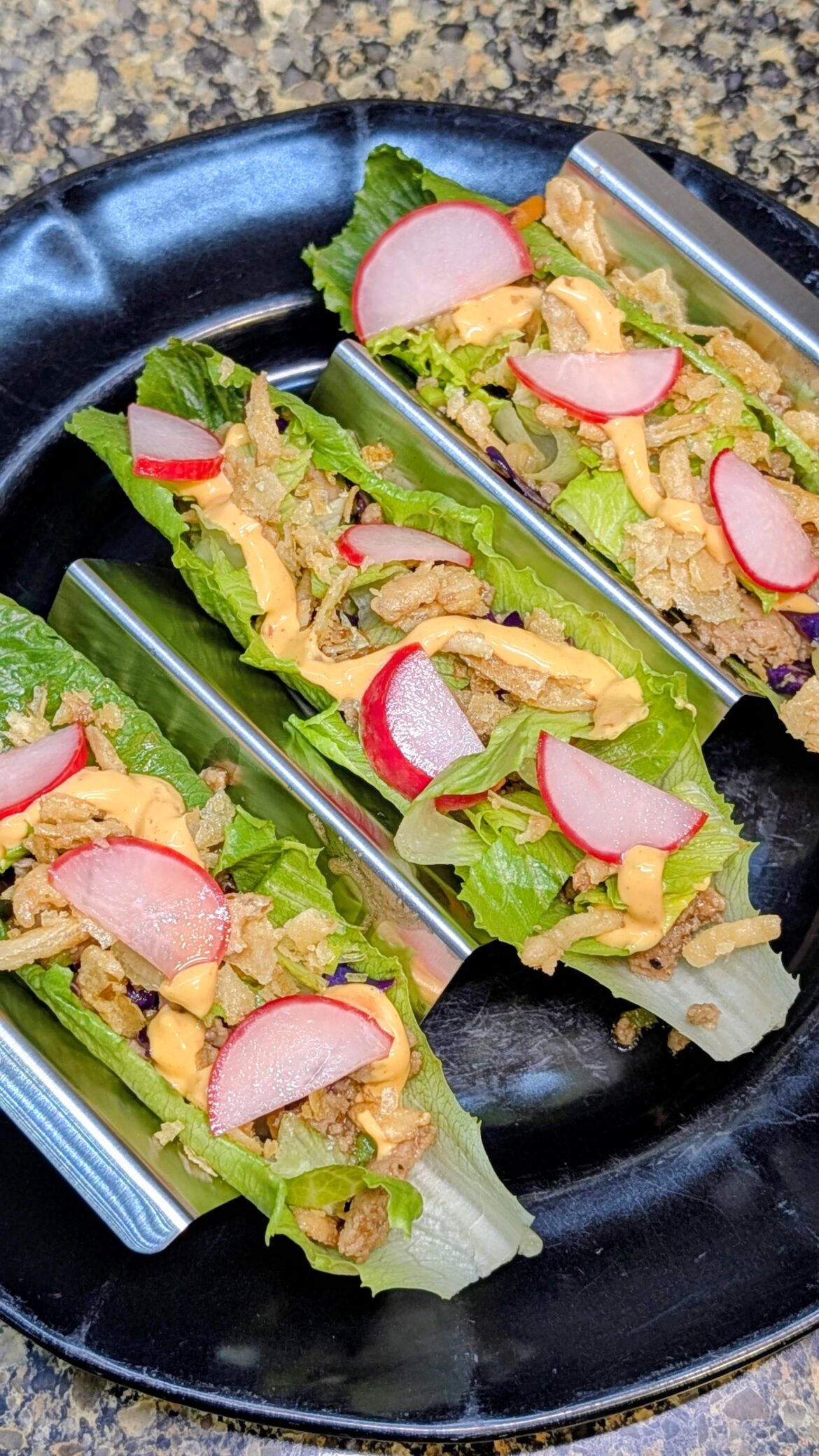 Sweet Heat Soy-Glazed Turkey Lettuce Wraps