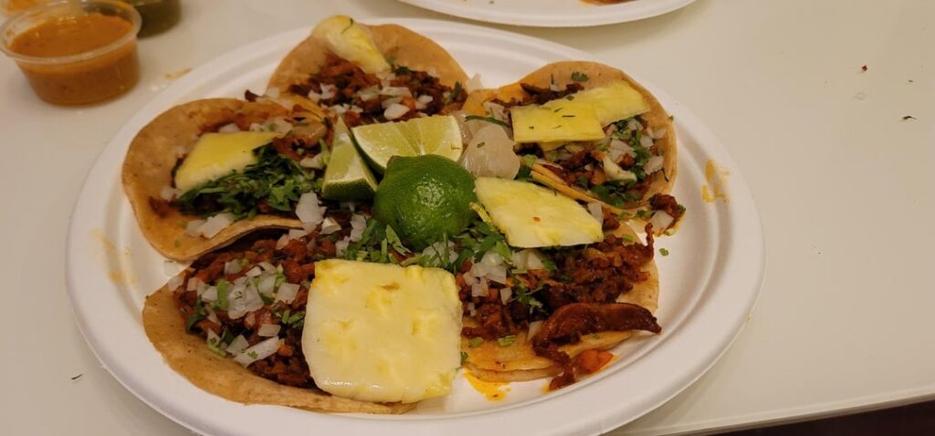 Baby's first street taco - al pastor from Tacos Chencho in San Jose [OC]