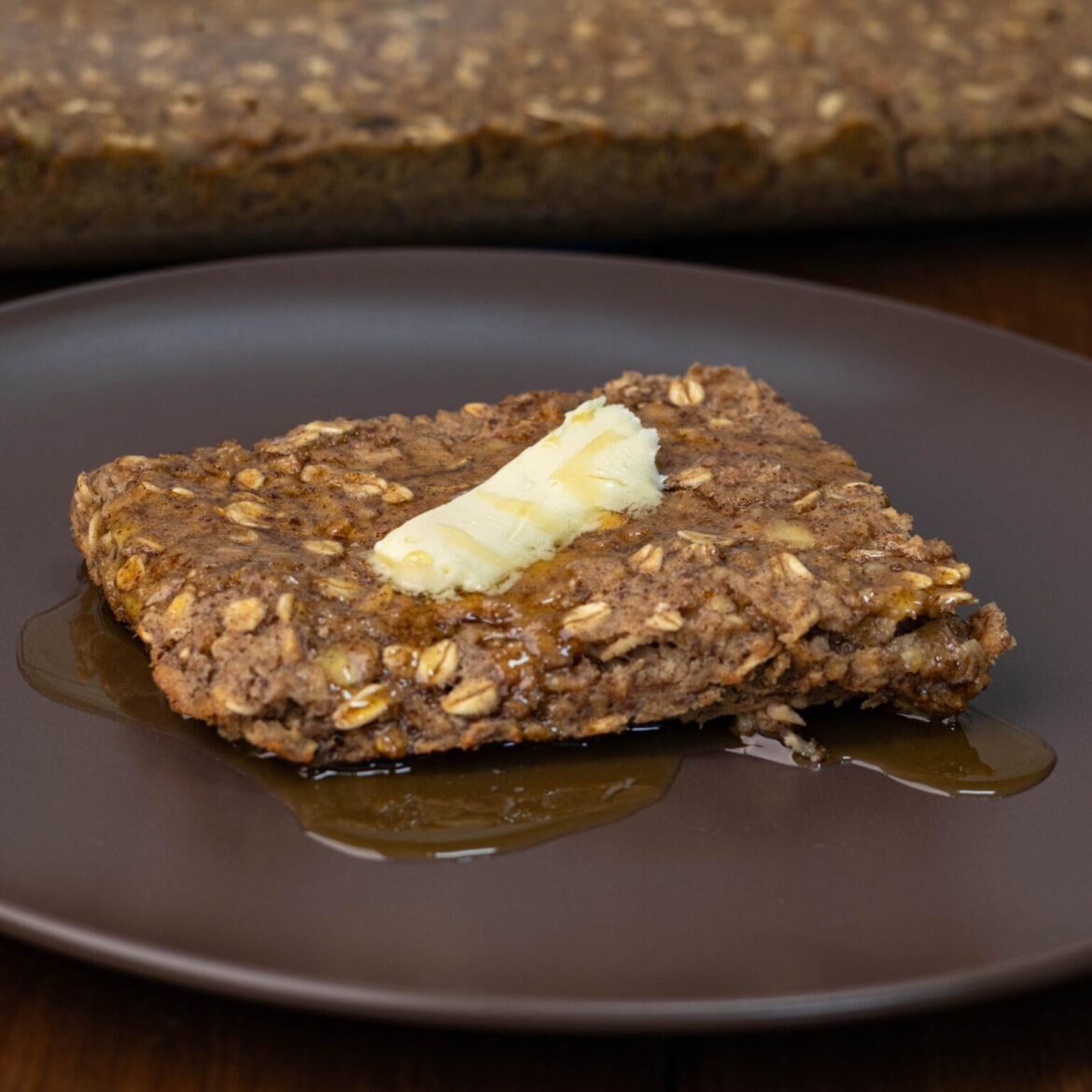 High Protein Banana Baked Oats (Cal: 268, Protein: 20g)