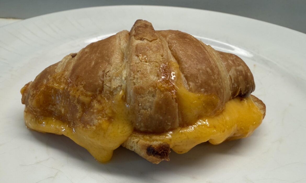 Mini Croissant Grilled Cheese