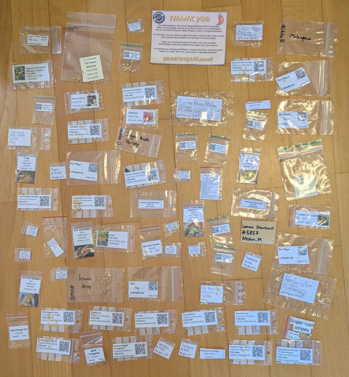 Received my package from the EU pepper exchange