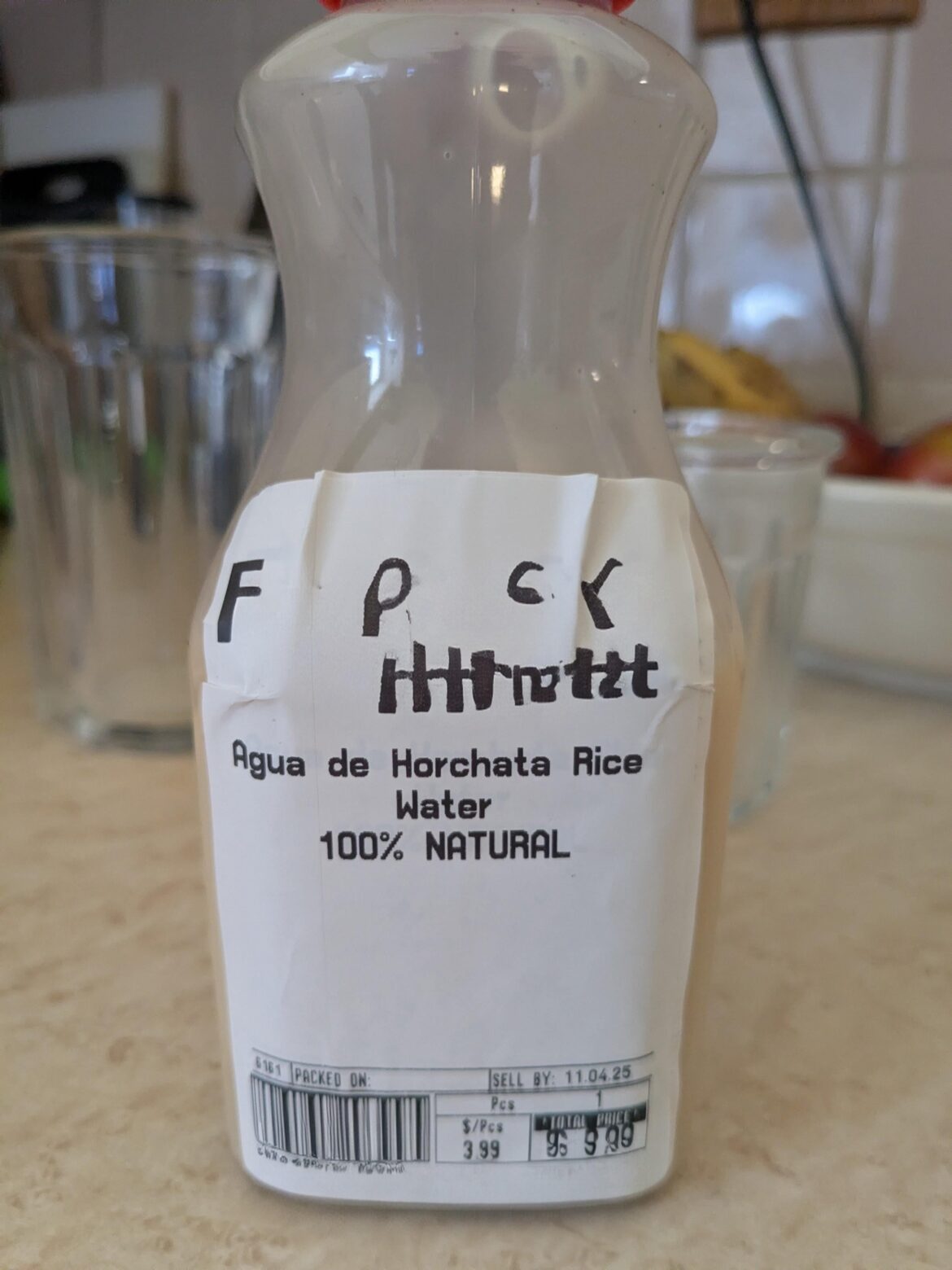 I'm willing to accept that this is rice, but there is absolutely no water. This is a non-nutonean fluid. This is ooblek. What am I supposed to do with this?