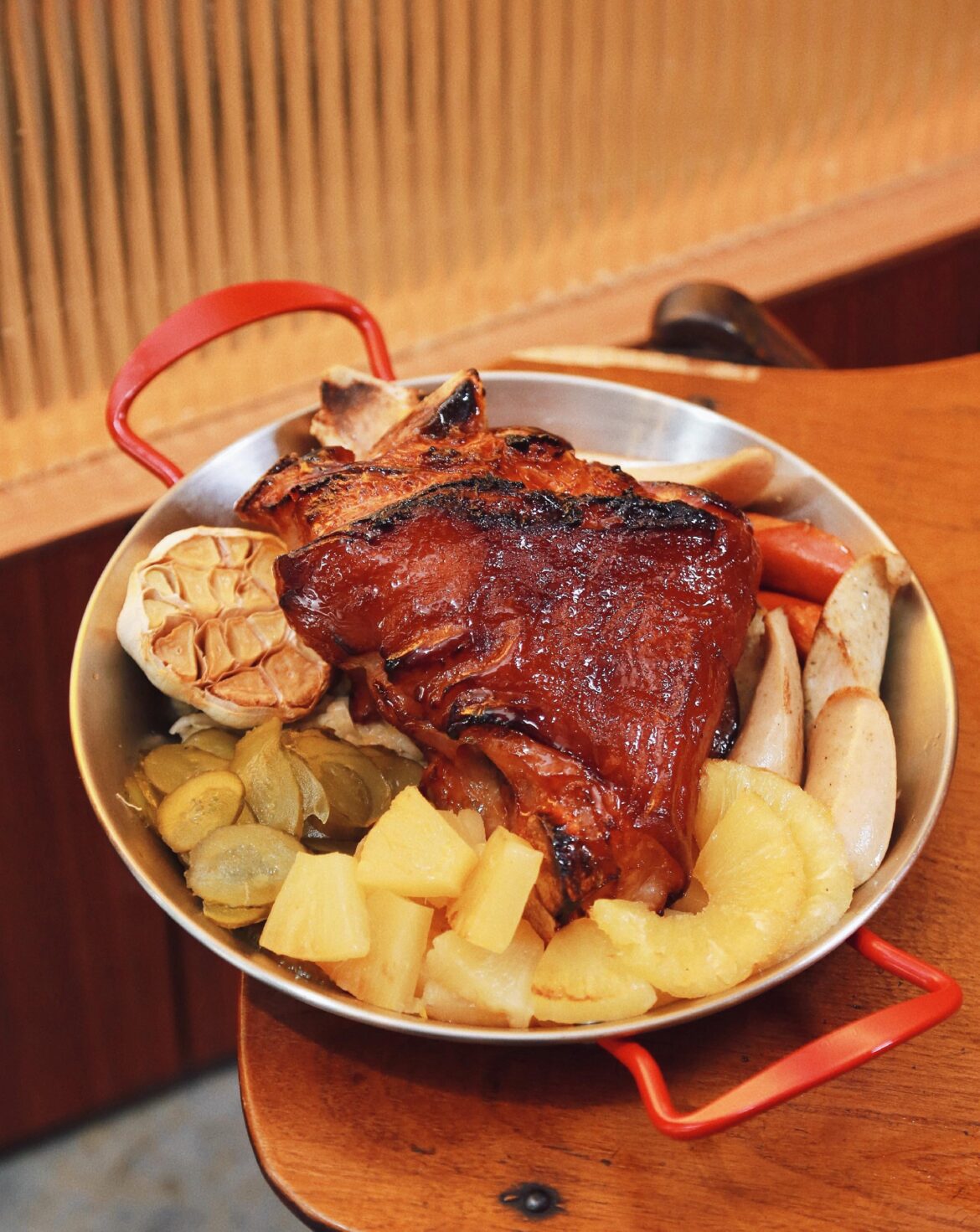 This pork knuckle came out way better than I expected…