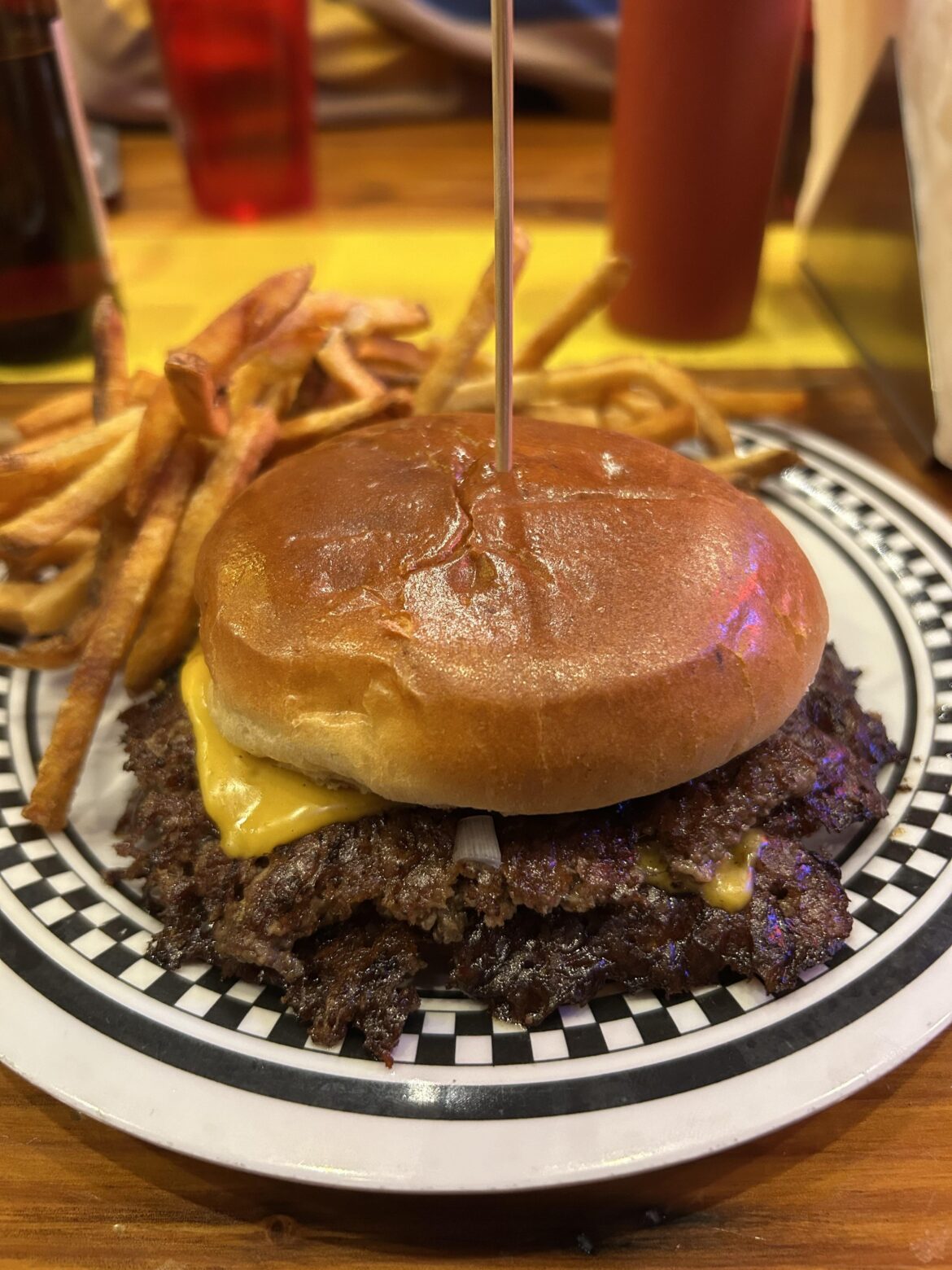 The StopAlong’s burger looks smashier than I remember