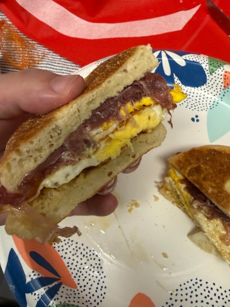 Iberico ham Egg and Cheese Iberico ham Egg and Cheese