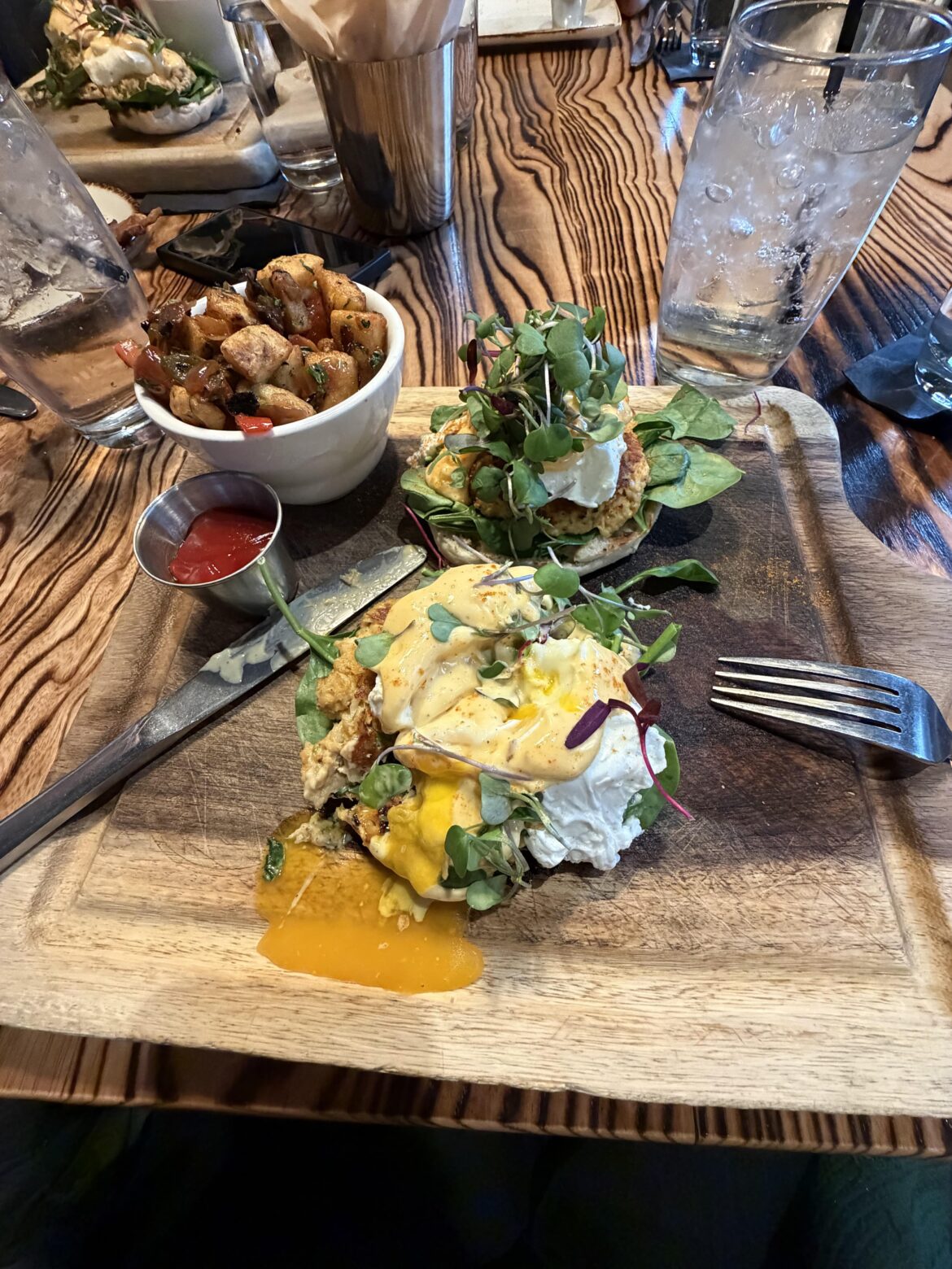 At least it caught my yolks I guess