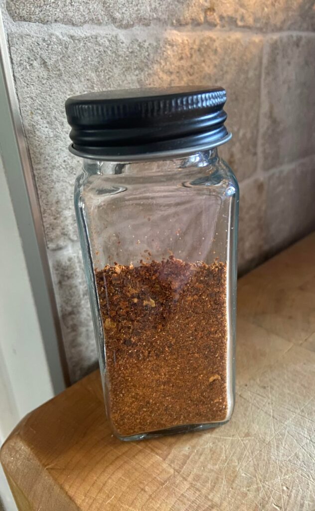 made a small batch of super hot chocolate pepper powder :)