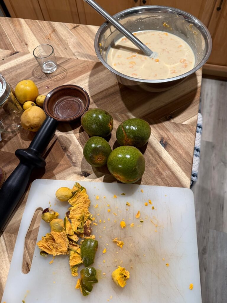 First ice cream: lucuma