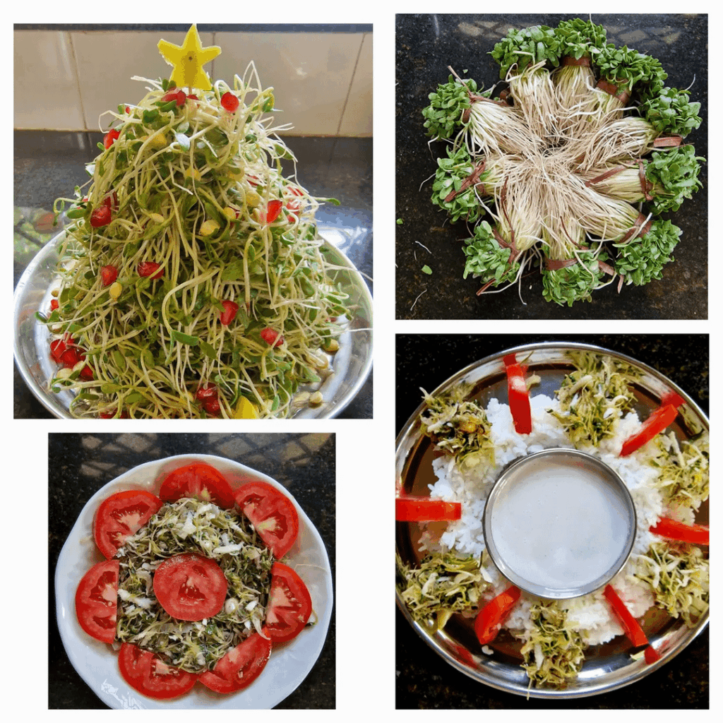 A touch of Christmas for my dinner