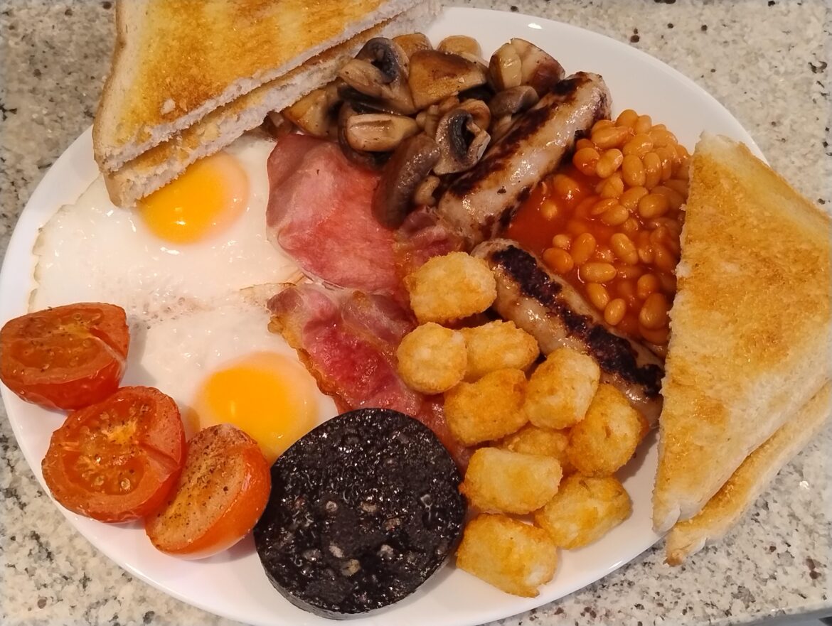 Saturday morning fry up