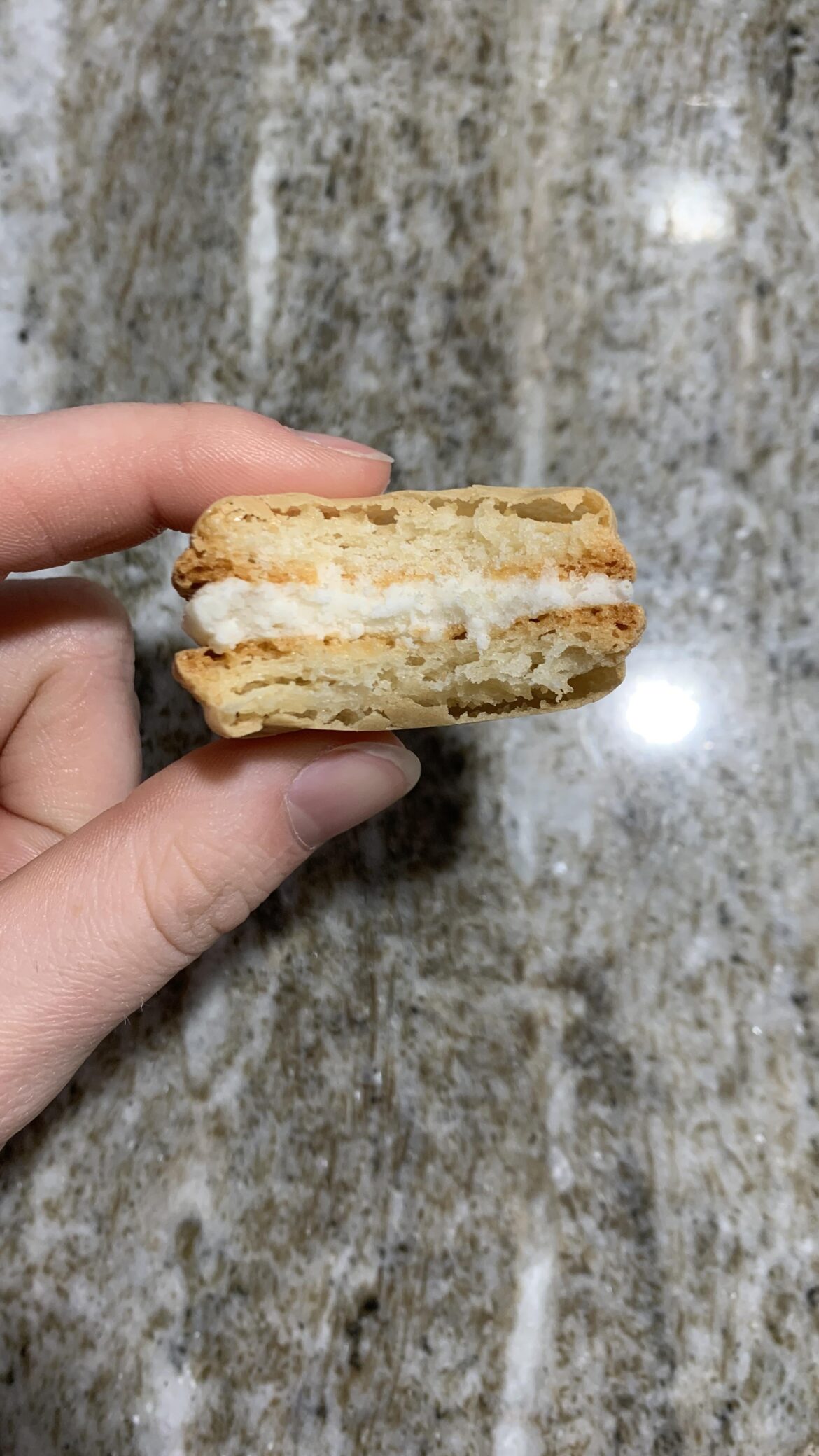Why are my macarons slightly hollow & flaky?