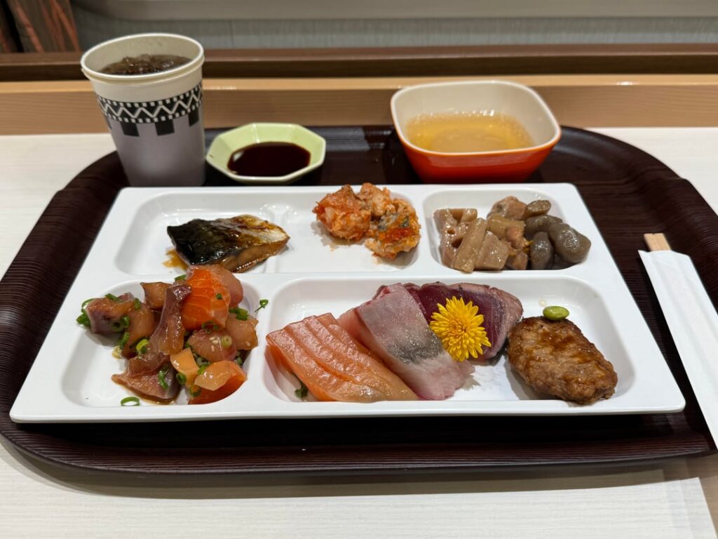 Buffet dinner on overnight ferry