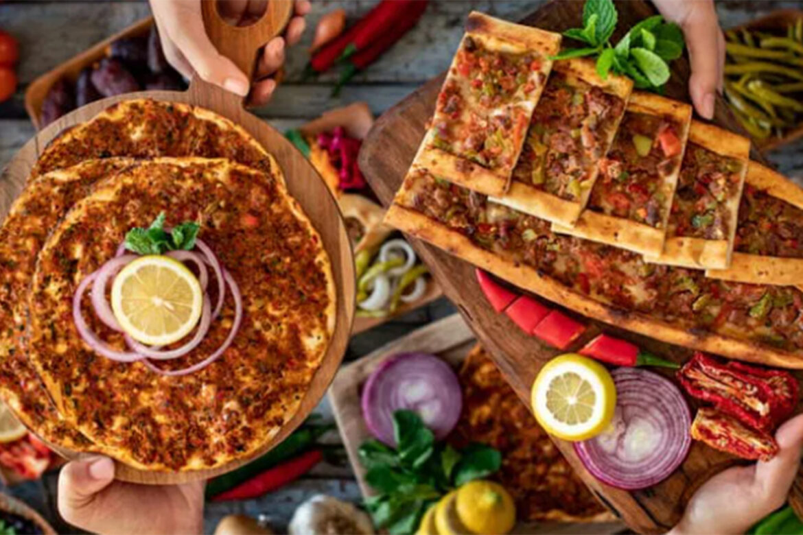 Lahmacun platter