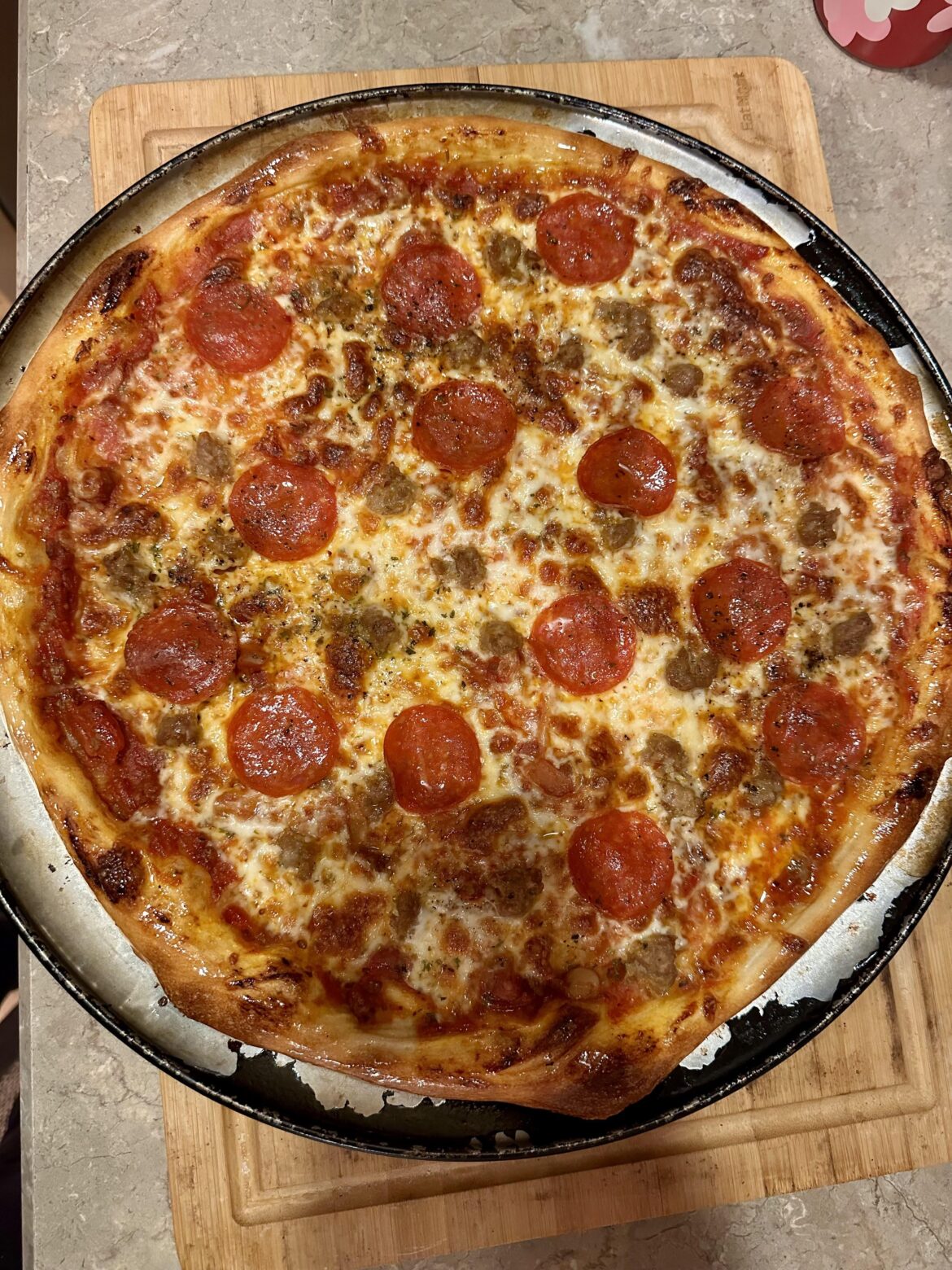 Homemade NY Style Pizza