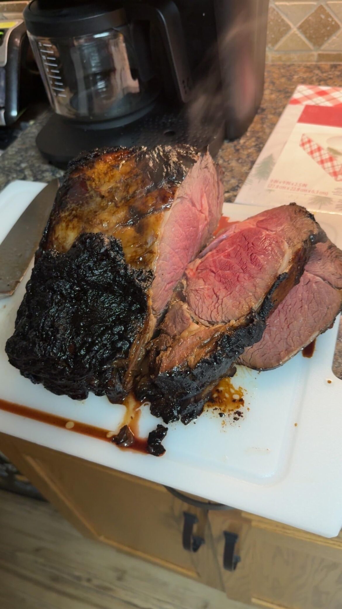 Christmas prime rib