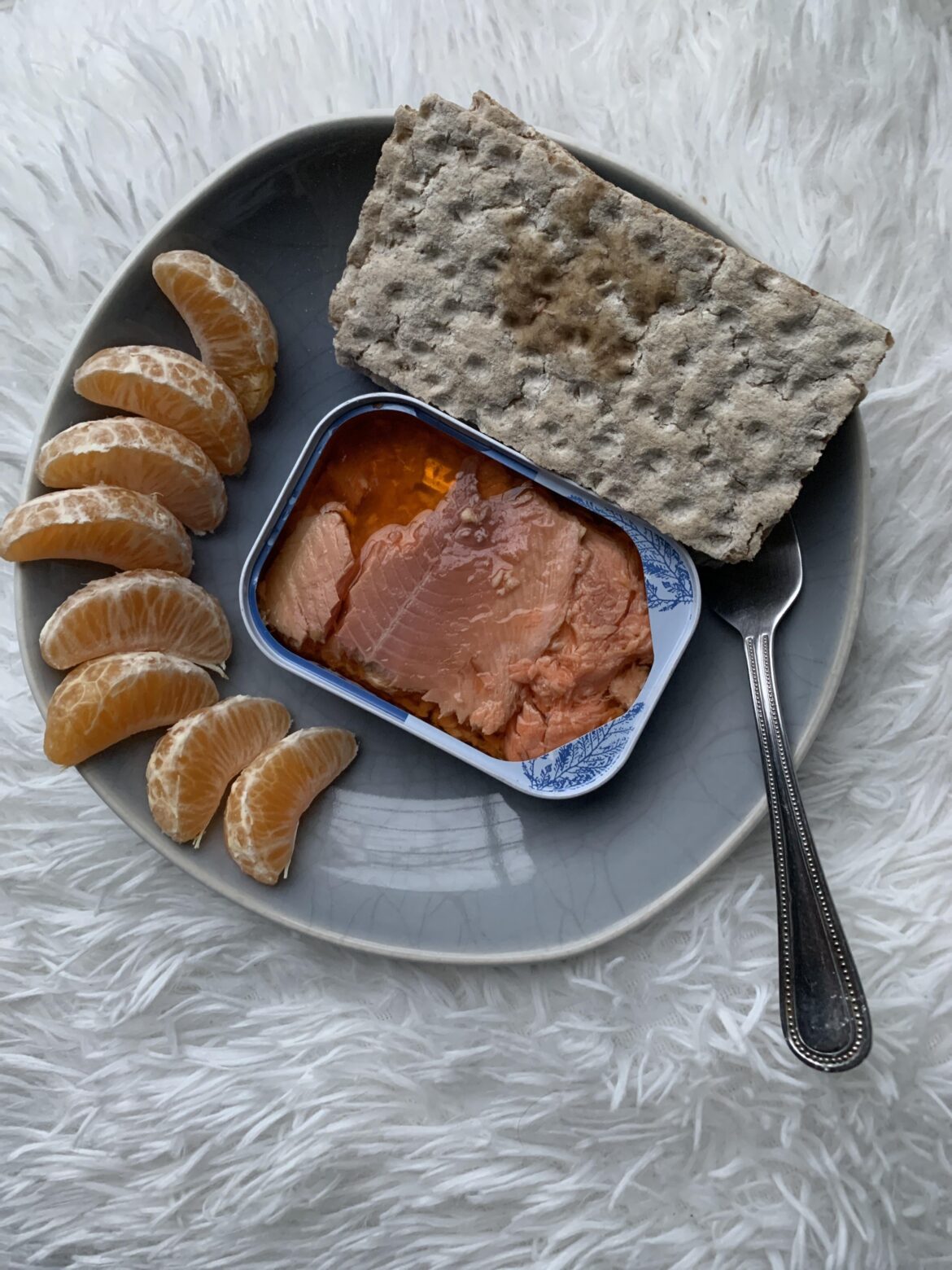 Not my usual breakfast...