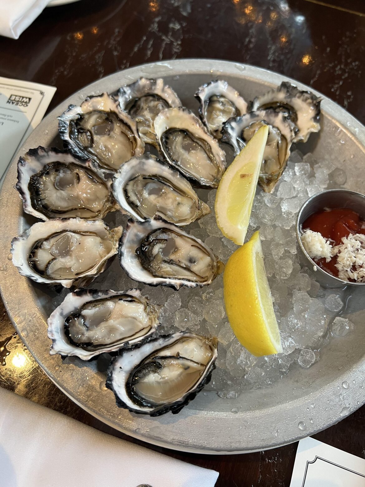 Olympia oysters for dinner