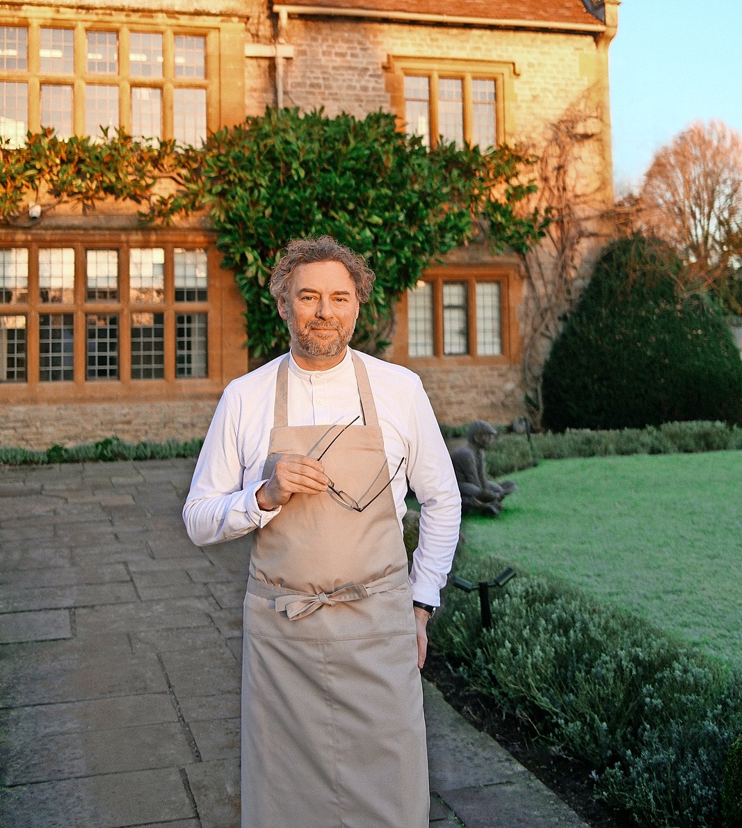 Chef Lionel Arnaud Donckele at Le Manoir.