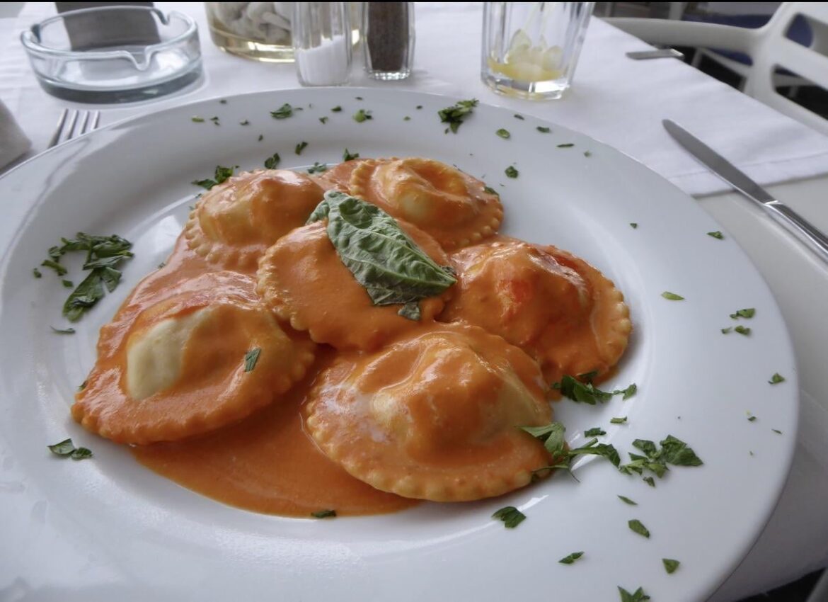 This pasta I ate in Sorrento