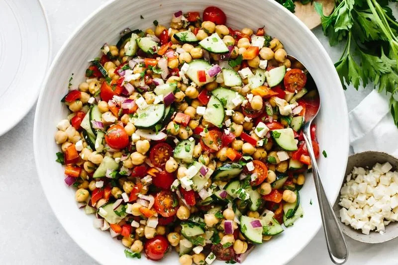 Mediterranean Chickpea Salad
