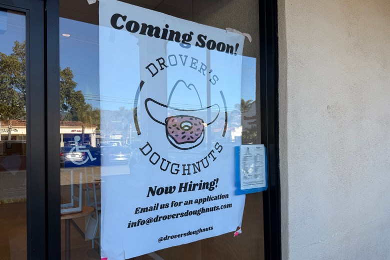 Drover's Doughnuts is opening on Calle Real, next to Trader Joe's, in Goleta,
