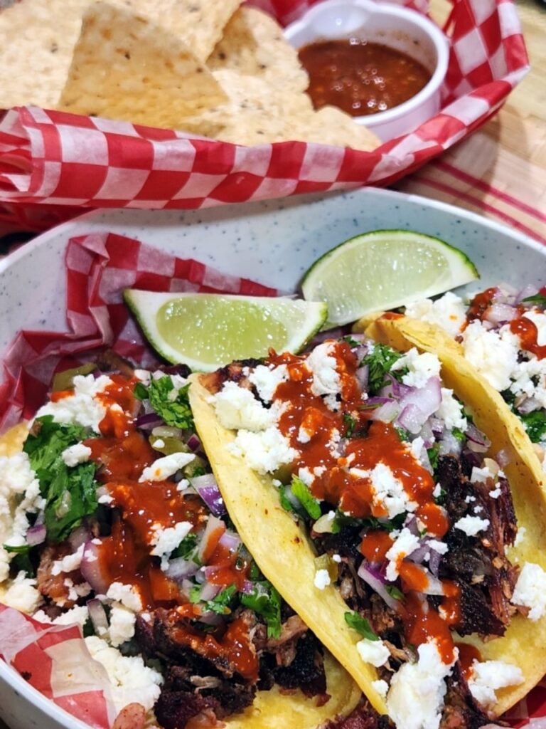 Tried something different... Baby back tacos