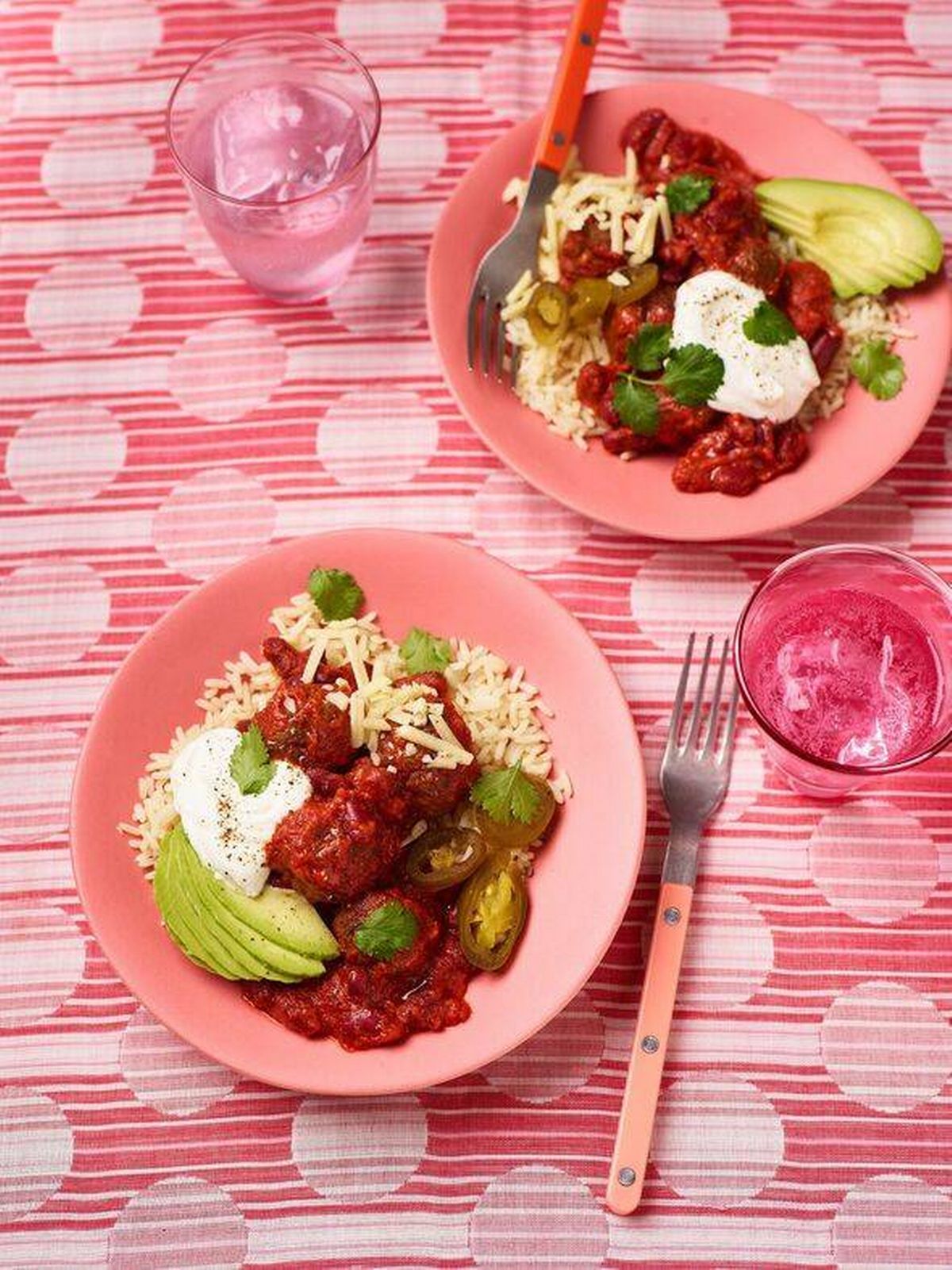 Chilli con carne meatballs recipe