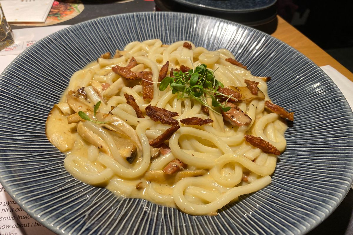 Wagamama udonara dish