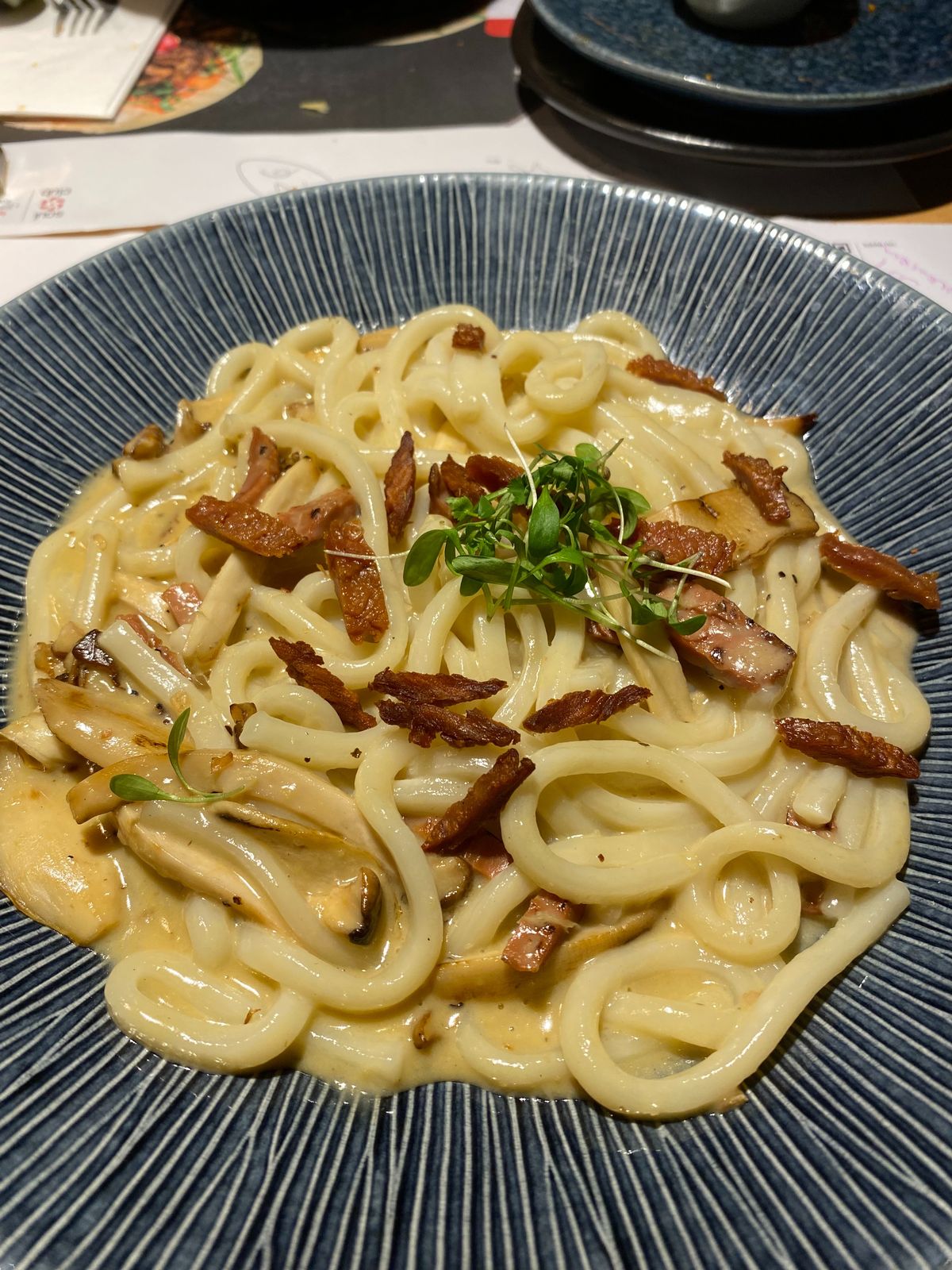 Wagamama udonara dish