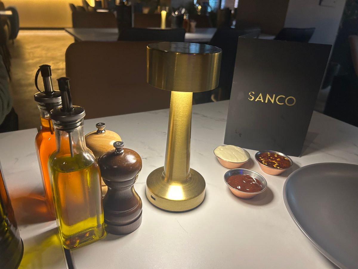 The lights at Sanco which you keep turned on if you want more pizza