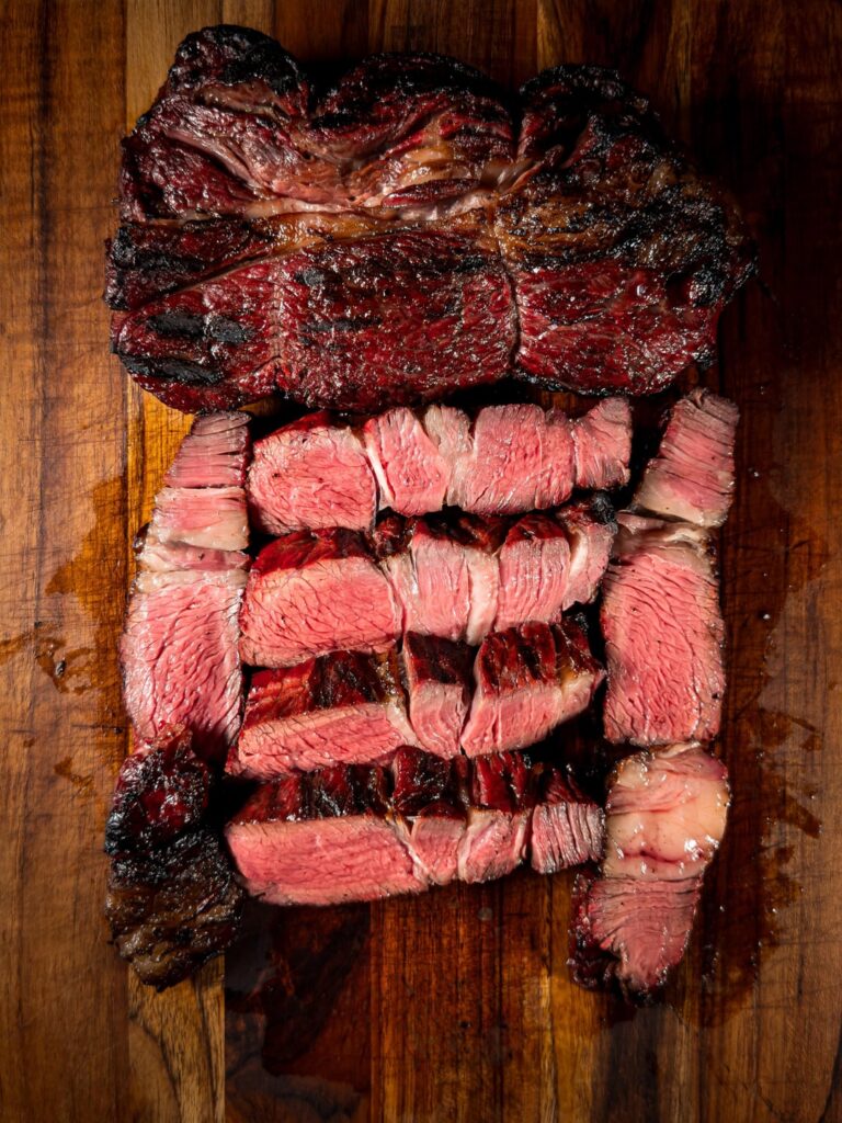 Smoked & Seared Bison Chuck Steaks