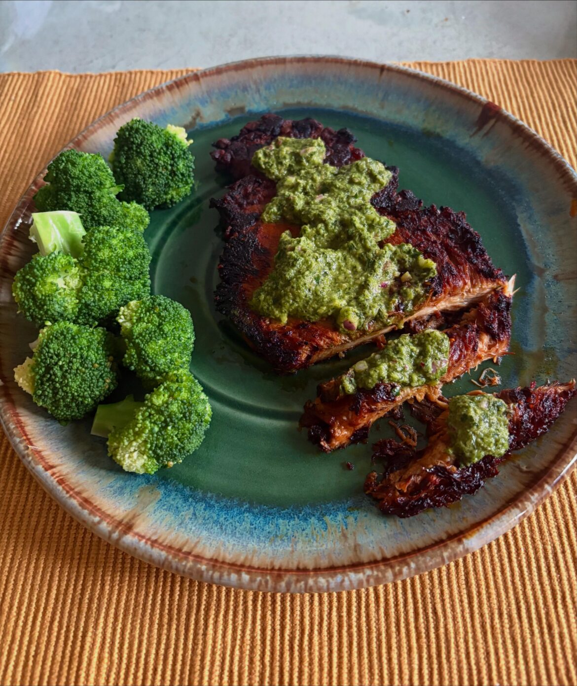 Lion Mane’s “Steak” with Chimichurri