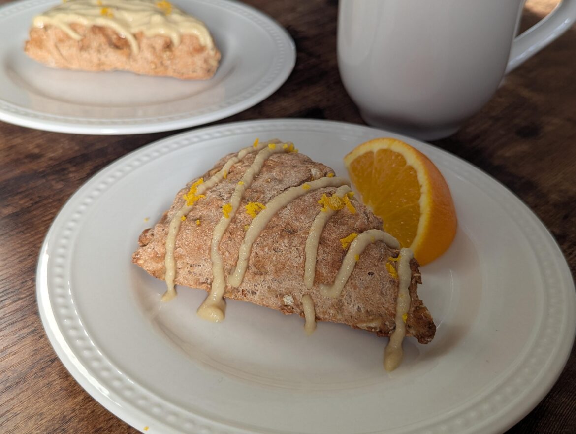 🟡 Orange Scones