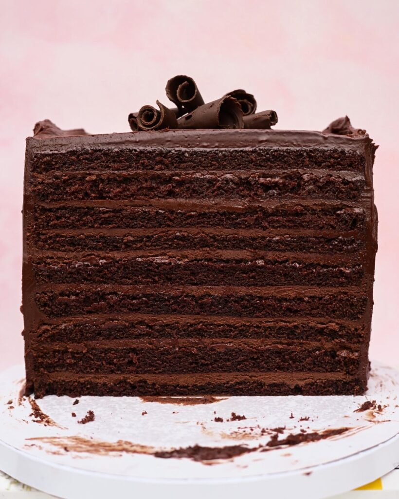 I spent the weekend baking Nicola Lamb’s ‘Ultimate Chocolate Cake’ I spent the weekend baking Nicola Lamb’s ‘Ultimate Chocolate Cake’