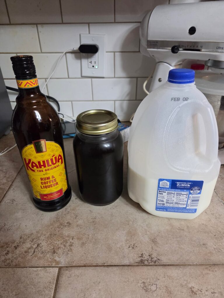 Snowed in. Started drinking this morning. Made food.