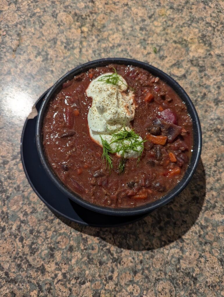 Nobody told me it's wrong to make chili-inspired borscht and I'm not as disappointed as my ancestors probably are (gore shots inside)