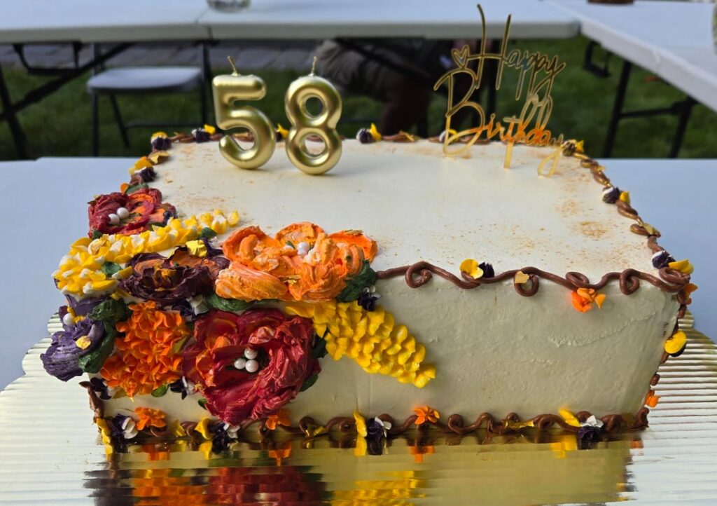 Palette knife flowers