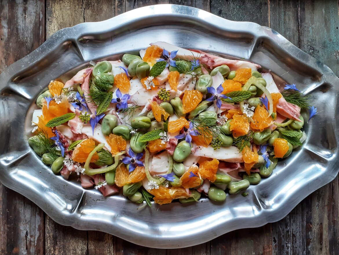 I like a colourful salad