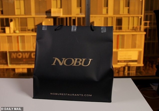 The package is available for a limited time for $125 through Uber Eats and Door Dash at select Nobu restaurants
