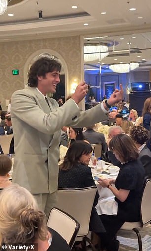 In a funny video shared by Variety last Friday, Jacob Elordi flipped off his Frankenstein director Guillermo del Toro