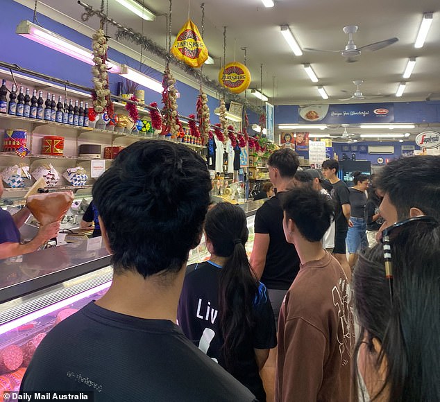 Despite using premium ingredients, with some prosciutto costing more than $120 a kilo, every sandwich costs the same ($15). A local divulged that there are in fact two queues - one for paninis, and another for deli goods like cheese and antipasto